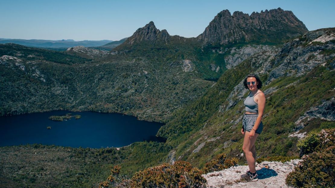 Brit Tammy Thurman solicitó una visa de vacaciones con trabajo en Australia. Aquí explorando Tasmania.