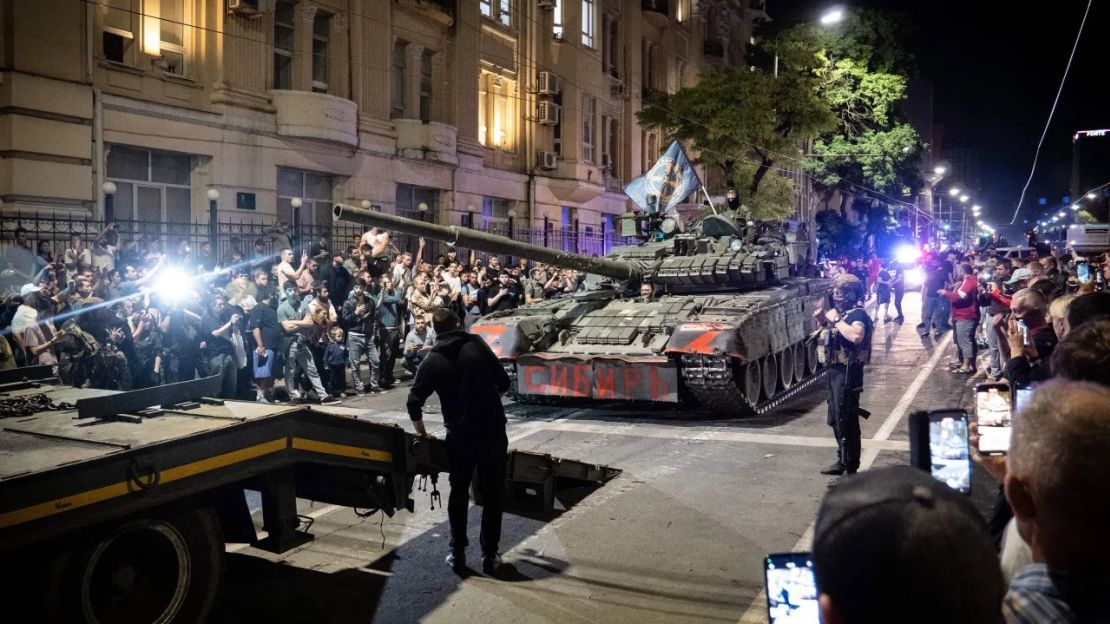 Mercenarios de Wagner asaltaron Rostov del Don el sábado. Crédito: Roman Romokhov/AFP/Getty Images