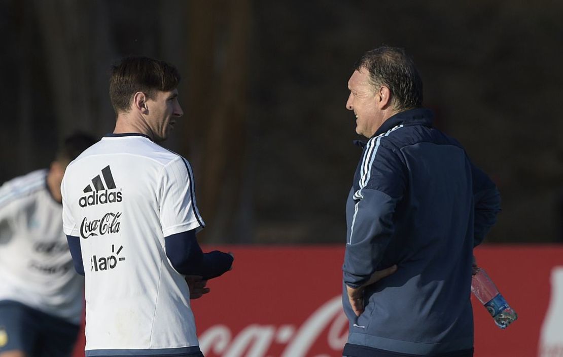 Messi y Martino, en la selección argentina, en una imagen de 2015.