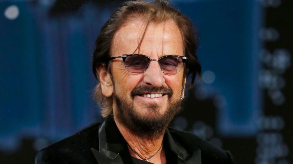 Ringo Starr en "Jimmy Kimmel Live!" en febrero de 2022.