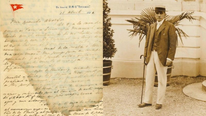 Subastan por us$ 12. 000 la carta que escribió un uruguayo desde el titanic | cnn