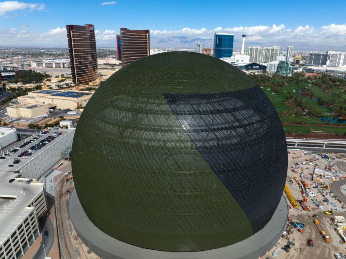 La MSG Sphere de The Venetian en una imagen del 20 de marzo de 2023, en Las Vegas.