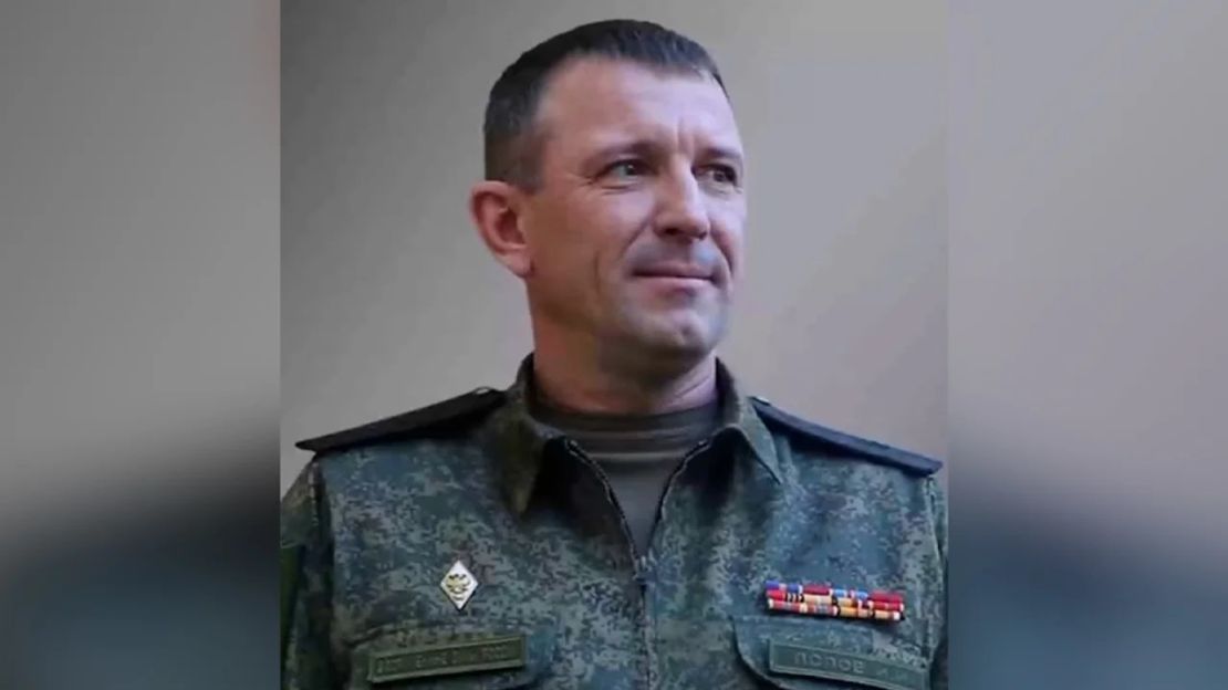 El general ruso de alto rango Ivan Popov planteó preguntas sobre las muertes y lesiones masivas de militares rusos. Crédito: Teoyaomiquu/Twitter