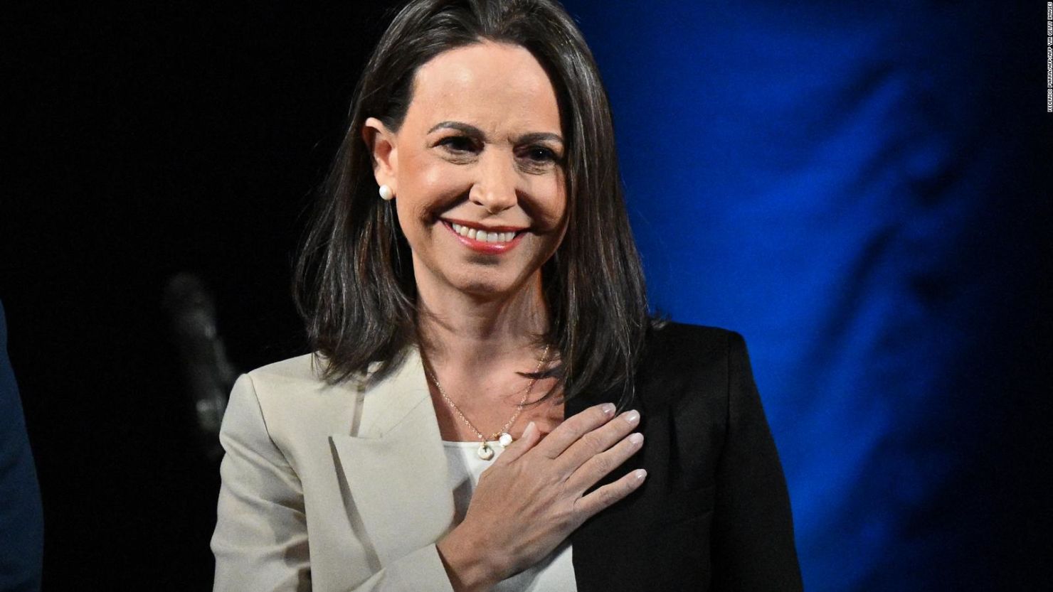 La precandidata de la oposición en Venezuela, María Corina Machado.