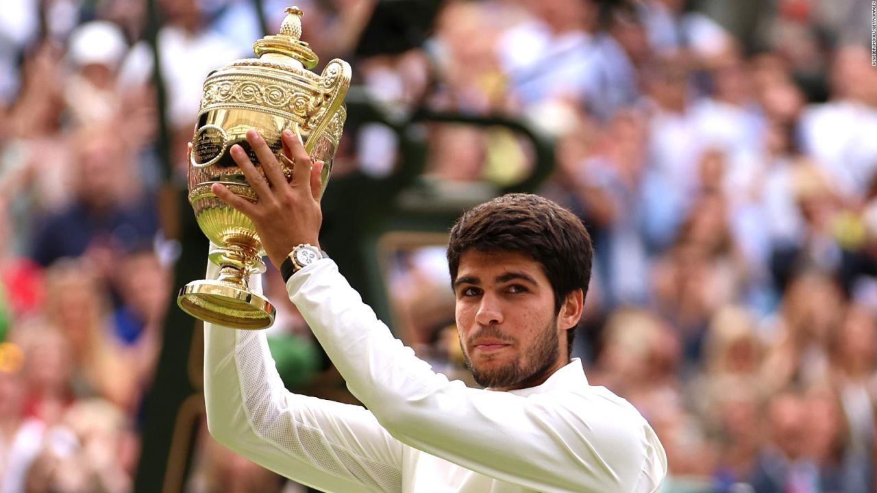 CNNE 1422383 - alcaraz, campeon de wimbledon tras vencer a djokovic en 5 sets