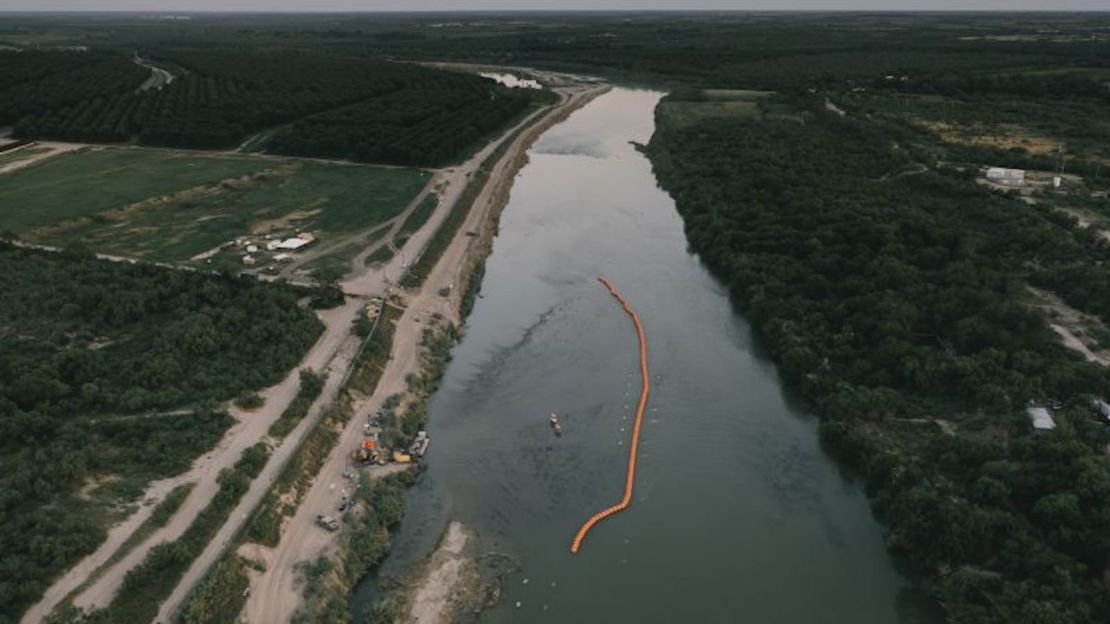 Río Grande de Texas en la frontera con México.