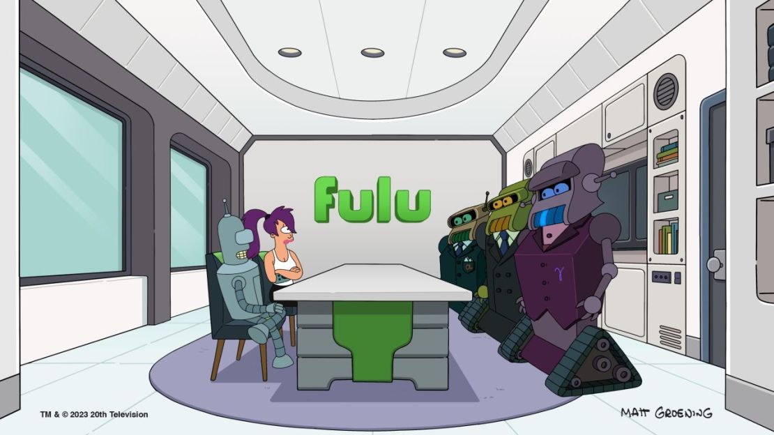 Una escena de "Futurama".