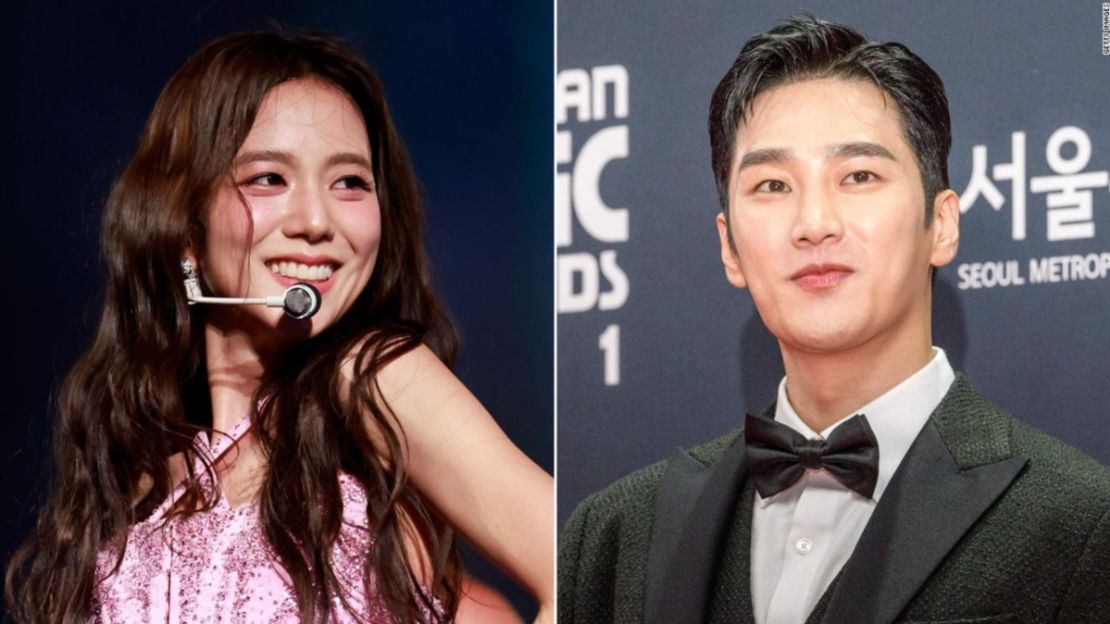 La cantante Jisoo de BlackPink y el actor Ahn Bo-hyun.