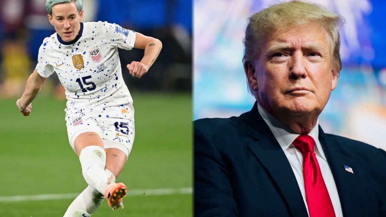 CNNE 1432619 - trump a rapinoe tras la eliminacion de estados unidos- "gran tiro megan"