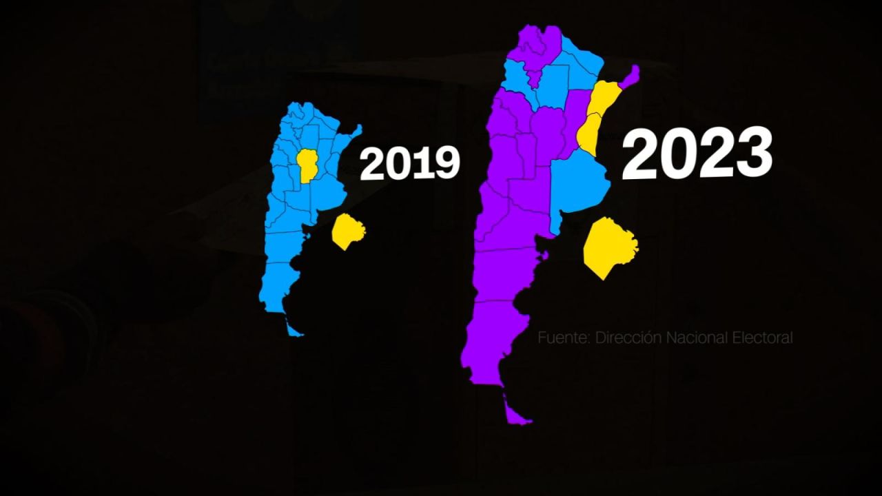 CNNE 1435903 - el mapa de las elecciones paso en argentina de 2019 a 2023