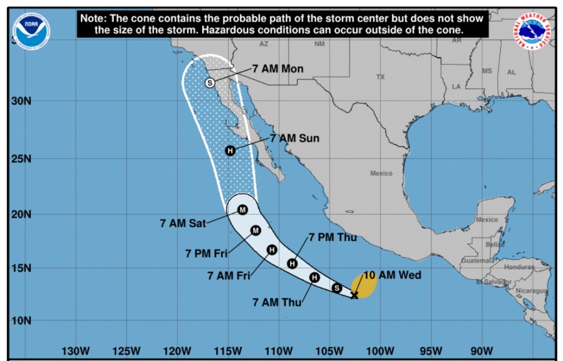 Crédito: Centro Nacional de Huracanes (NHC, por sus siglas en inglés) de Estados Unidos