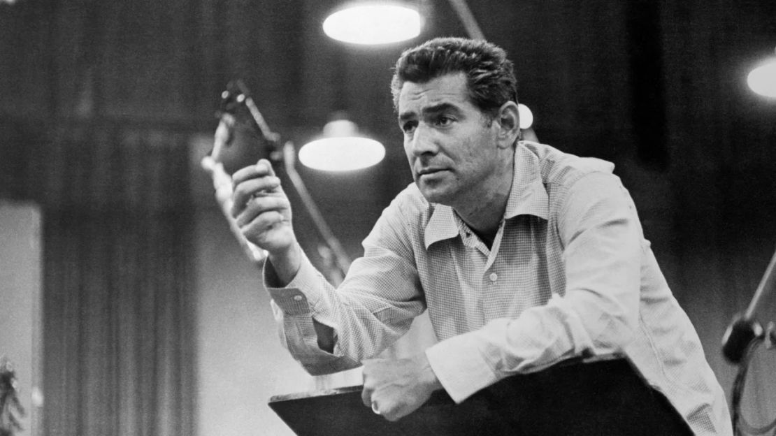 Leonard Bernstein in 1957.