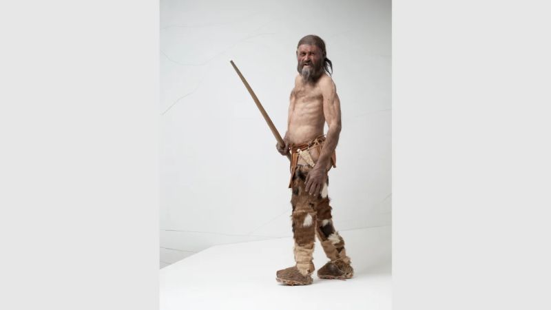 Revelan el verdadero aspecto de ötzi, el hombre de hielo, por un nuevo análisis de adn | cnn