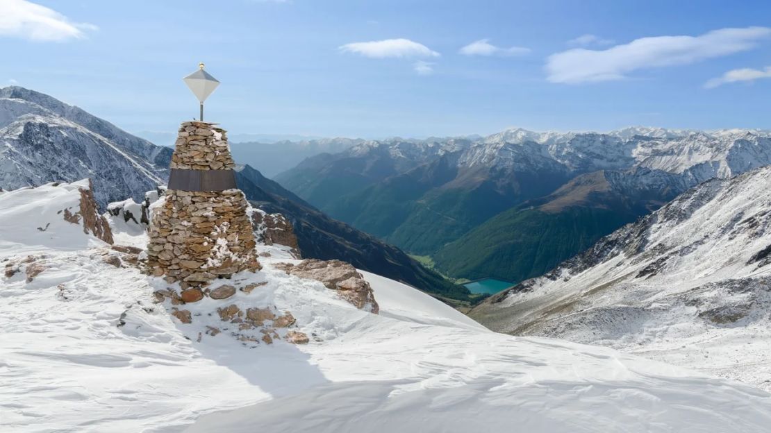 Esta es la ubicación del descubrimiento de Ötzi en los Alpes italianos.