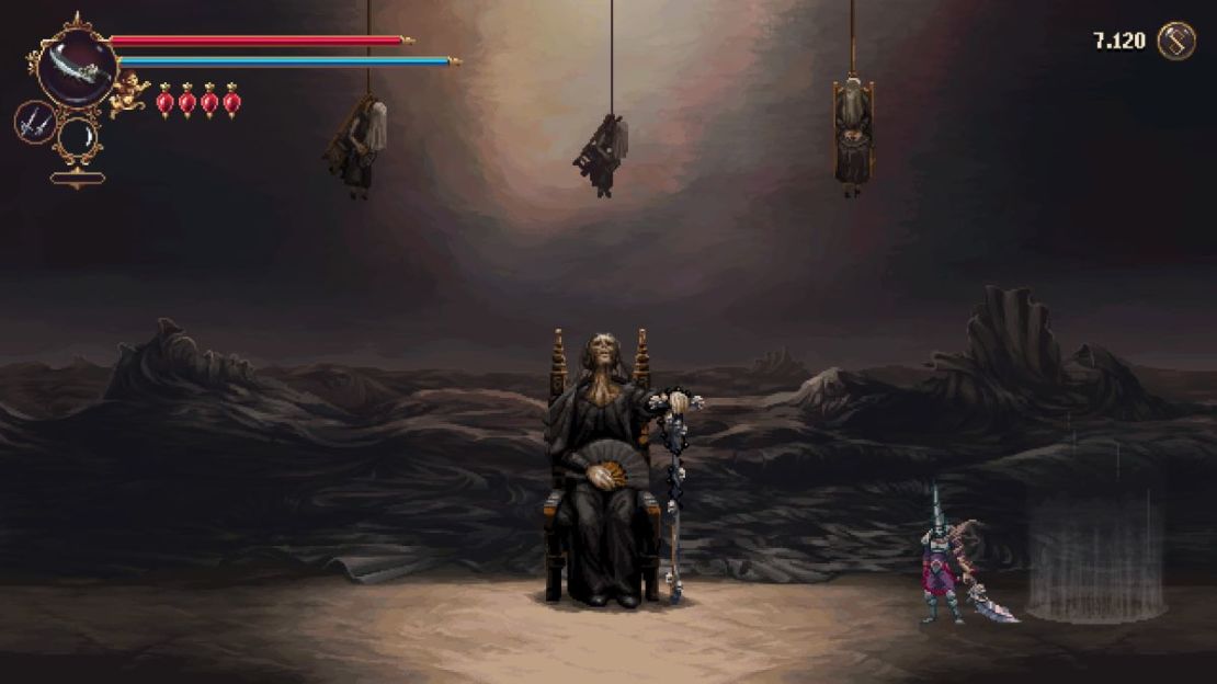 Captura de pantalla del videojuego "Blasphemous II"