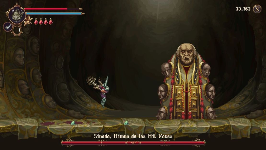 Captura de pantalla del videojuego "Blasphemous II"