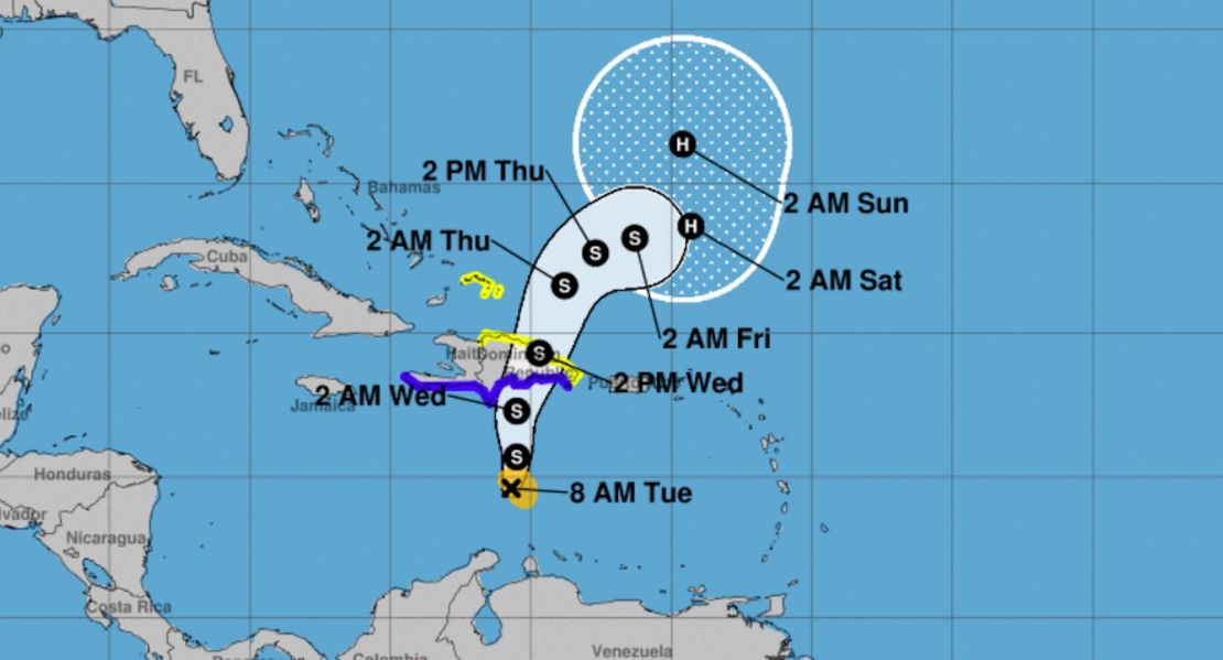 Se pronostica que en un lapso de 4 a 5 días, la tormenta tropical Franklin se fortalezca a huracán.