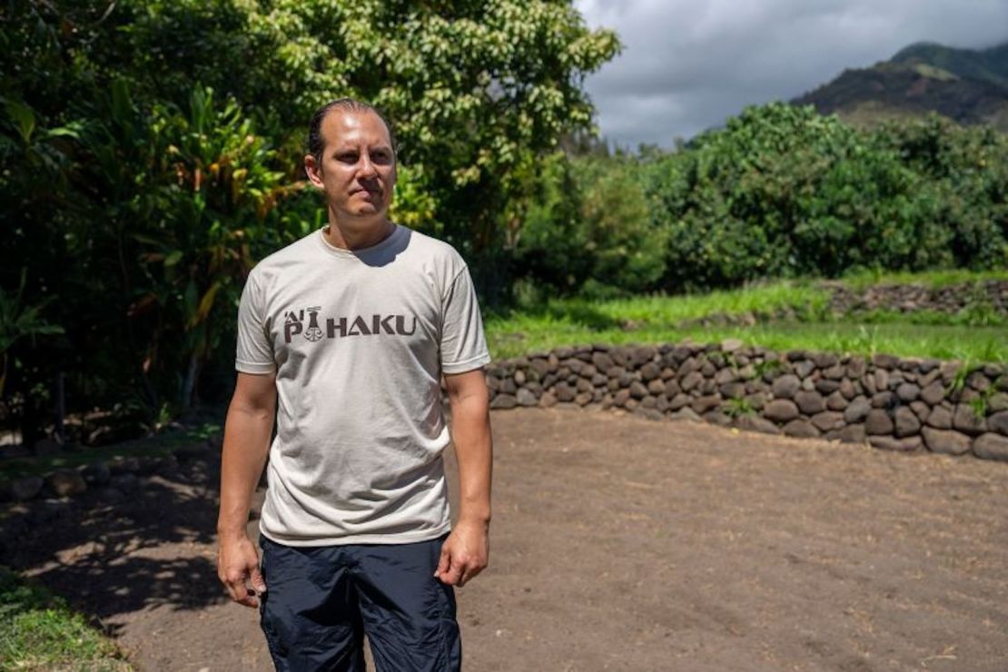 Hokuao Pellegrino posa para un retrato el 20 de agosto de 2023.