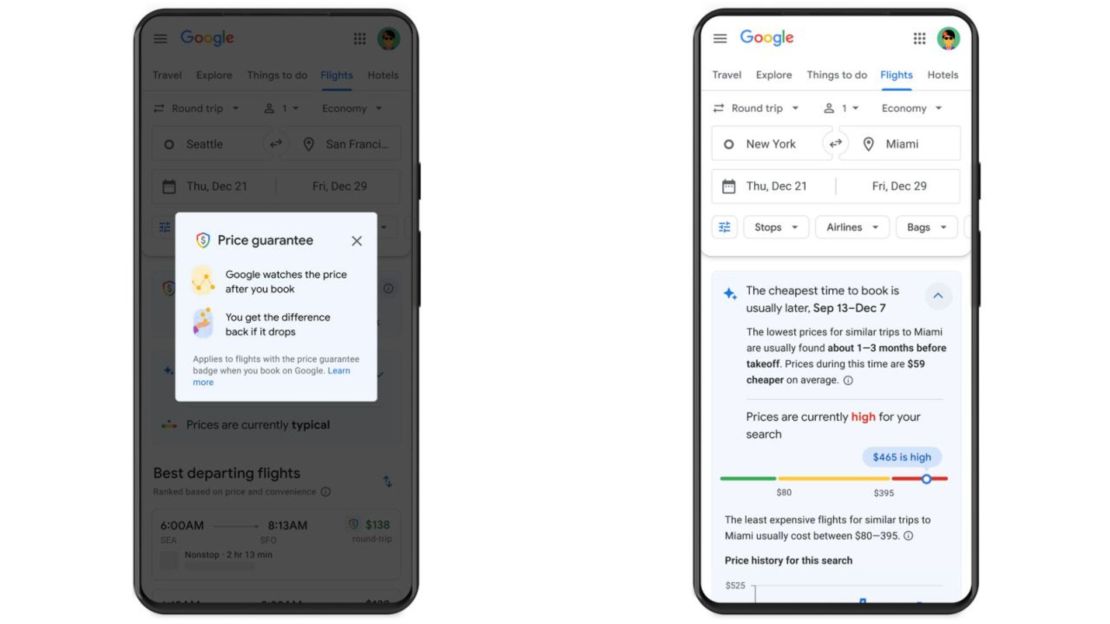 Google compartió lo que podrías ver la próxima vez que utilices Google Flights.