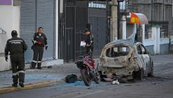 CNNE 1446490 - video muestra zona tras explosion de coche bomba en quito