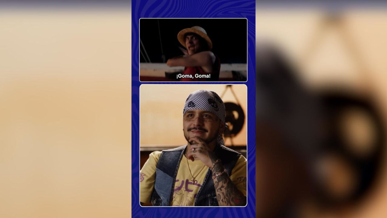 CNNE 1447089 - la reaccion de christian nodal tras el estreno de "one piece" en netflix