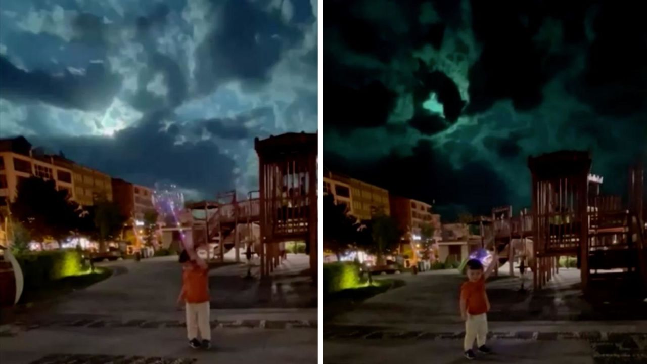 CNNE 1447863 - video capta un meteoro iluminando el cielo de turquia