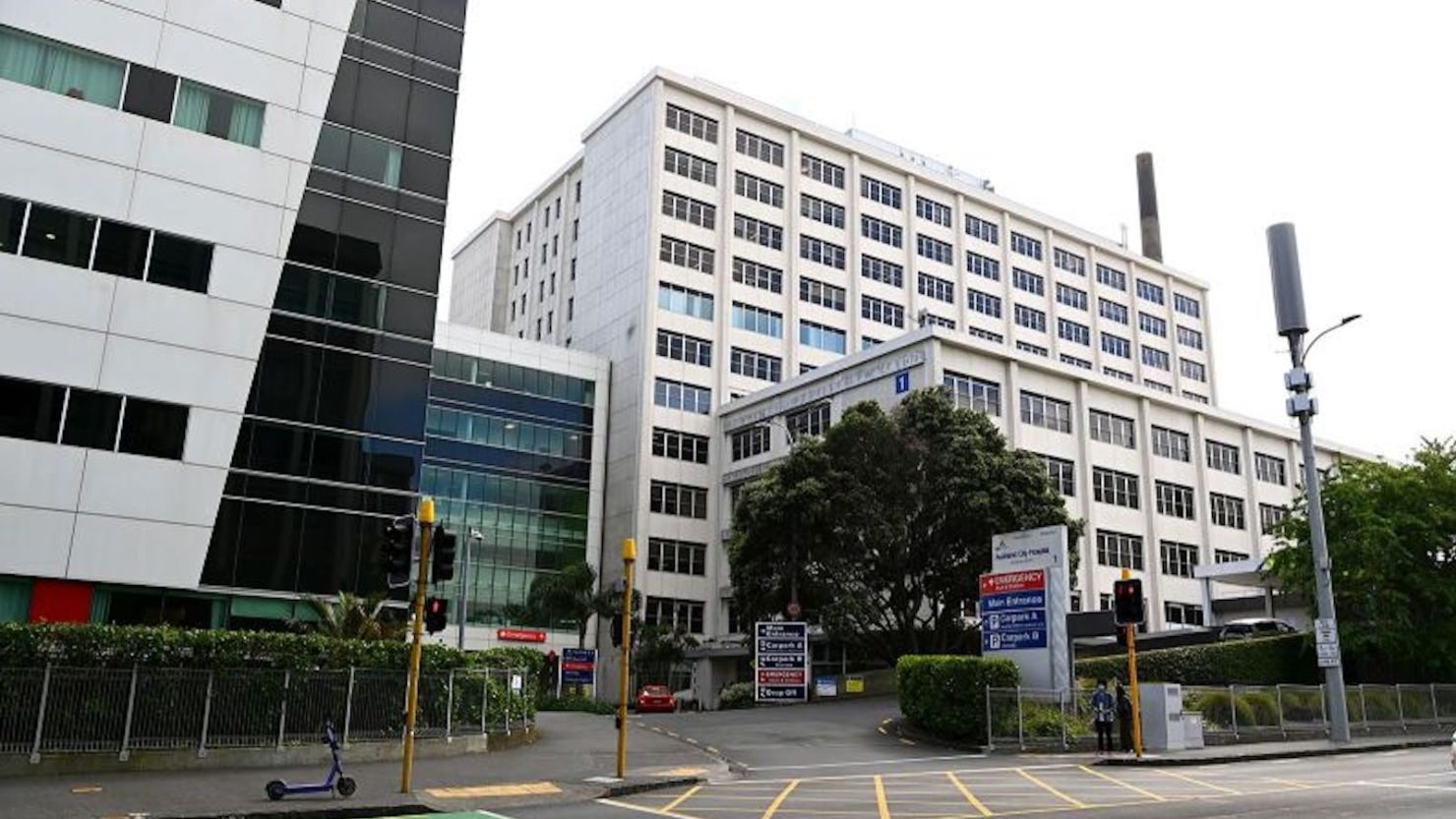 La mujer dio a luz por cesárea en el Auckland City Hospital en 2020.