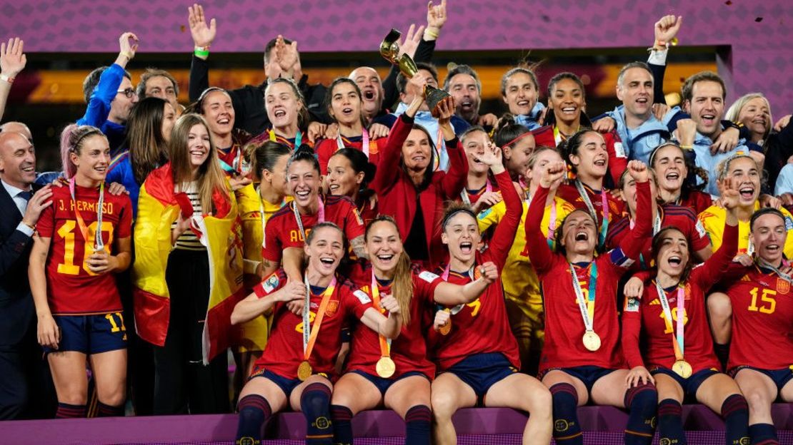 La selección española de fútbol se consagró campeona del mundo.
