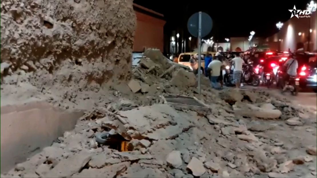 Daños tras el terremoto en Marruecos.