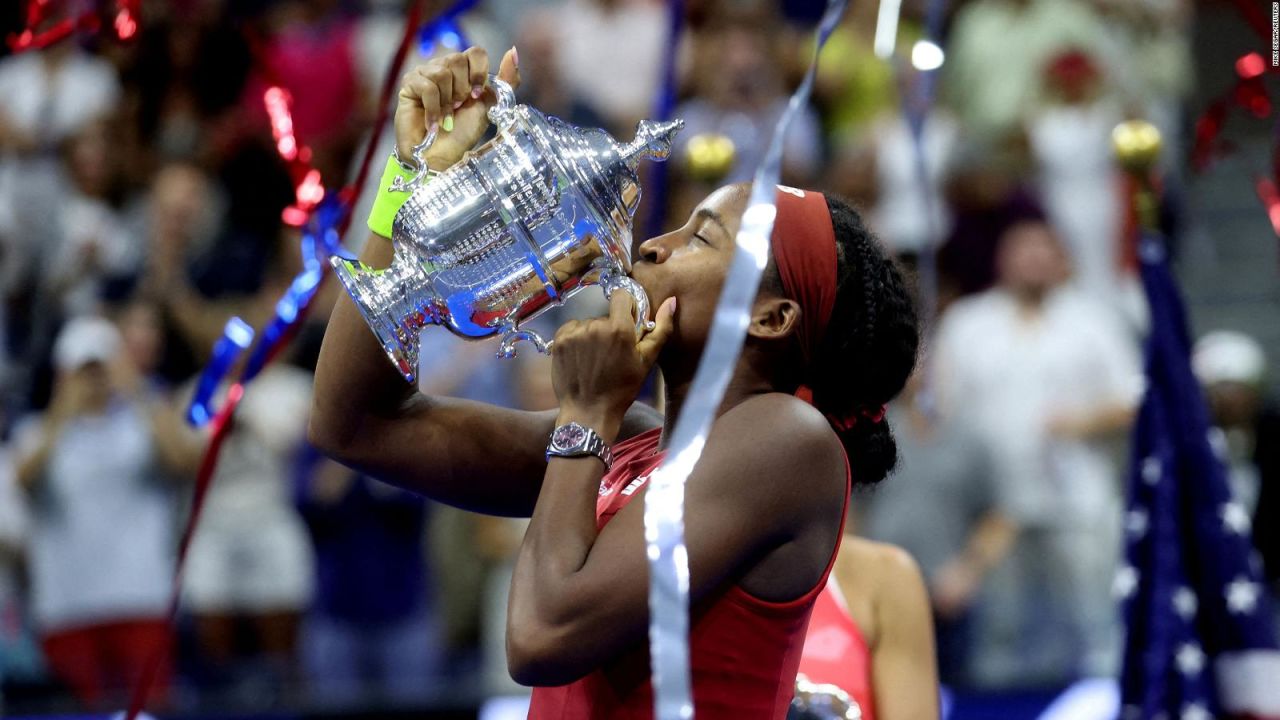 CNNE 1450581 - coco gauff lucio su primer titulo de grand slam en tiktok