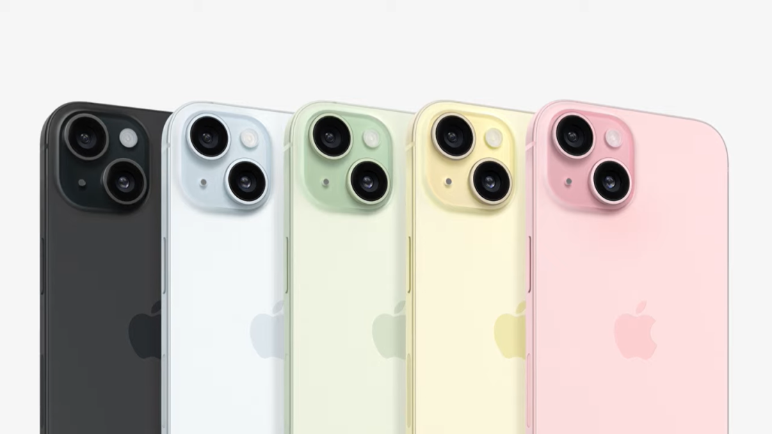 Los colores del iPhone 15 y el iPhone 15 Plus.