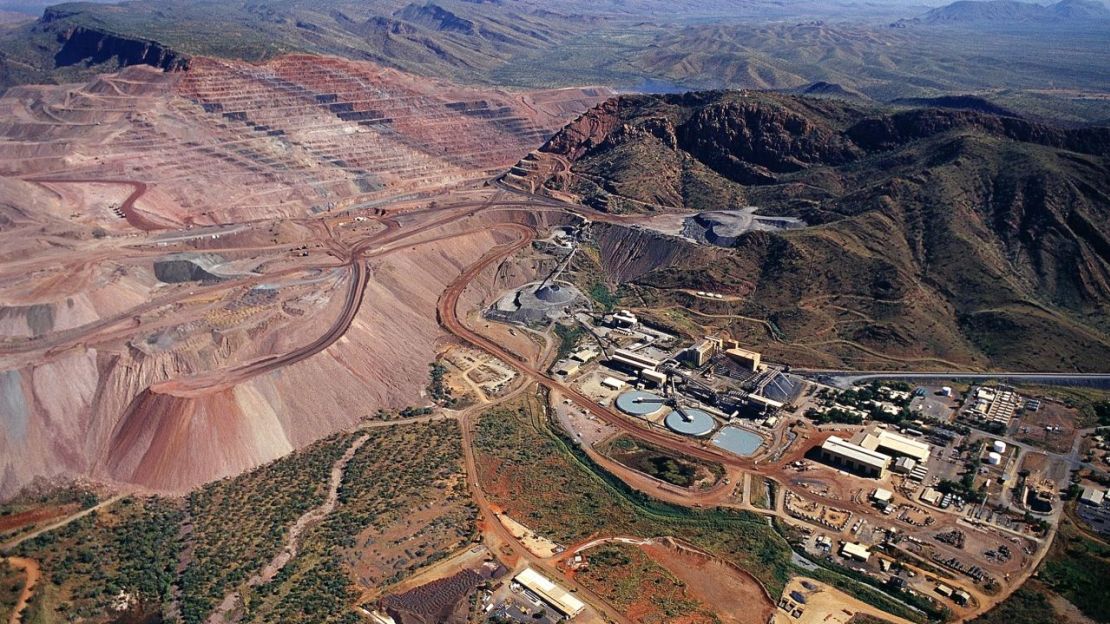 La mina de diamantes de Argyle está situada en la remota región de Kimberley, en el extremo noreste de Australia Occidental.