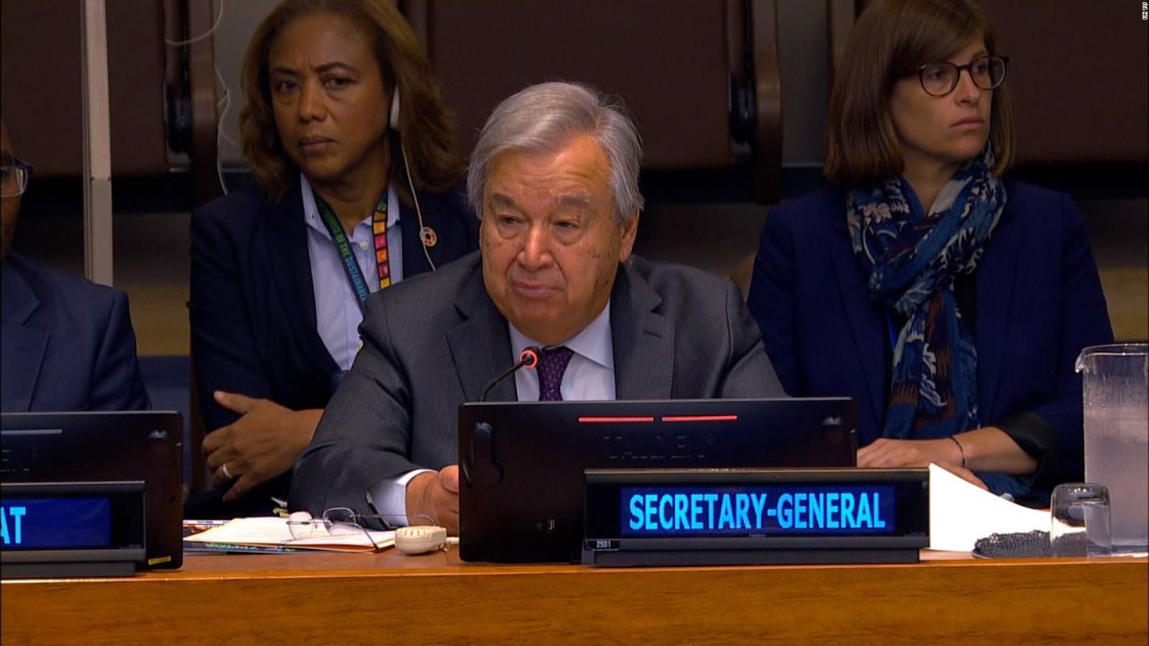 CNNE 1455441 - guterres- la humanidad abrio las puertas del infierno