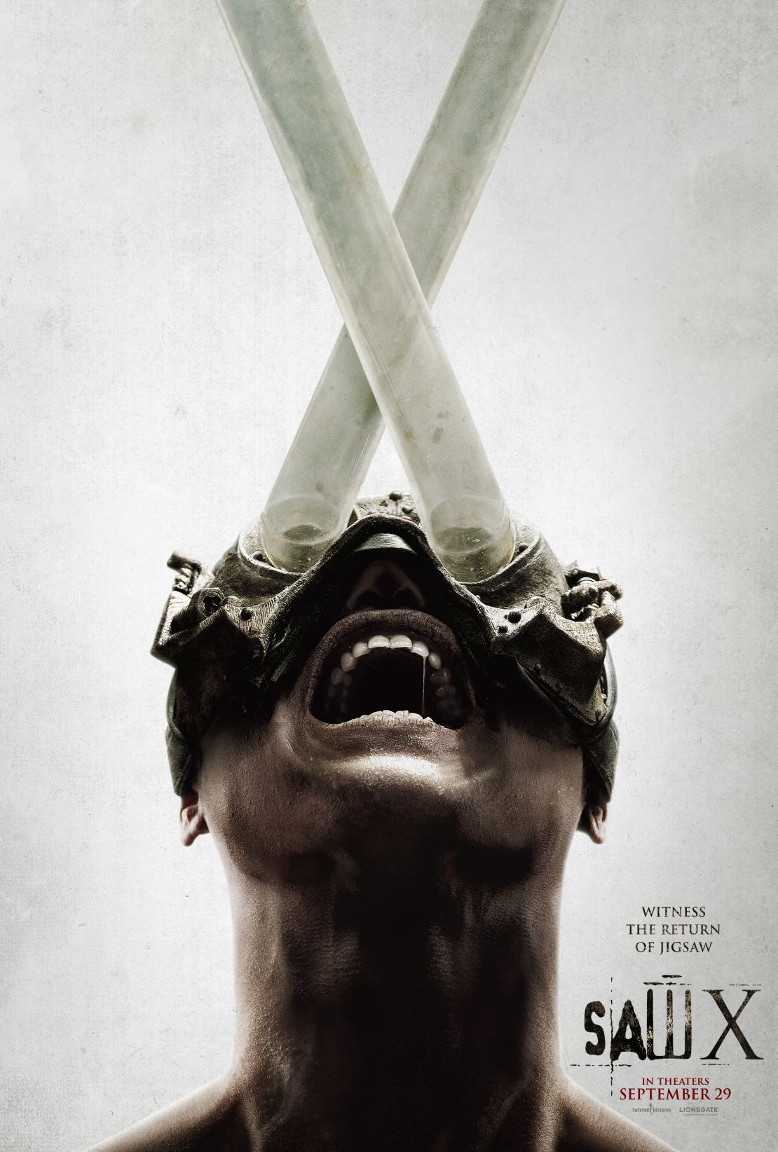 El póster de la película "Saw X".