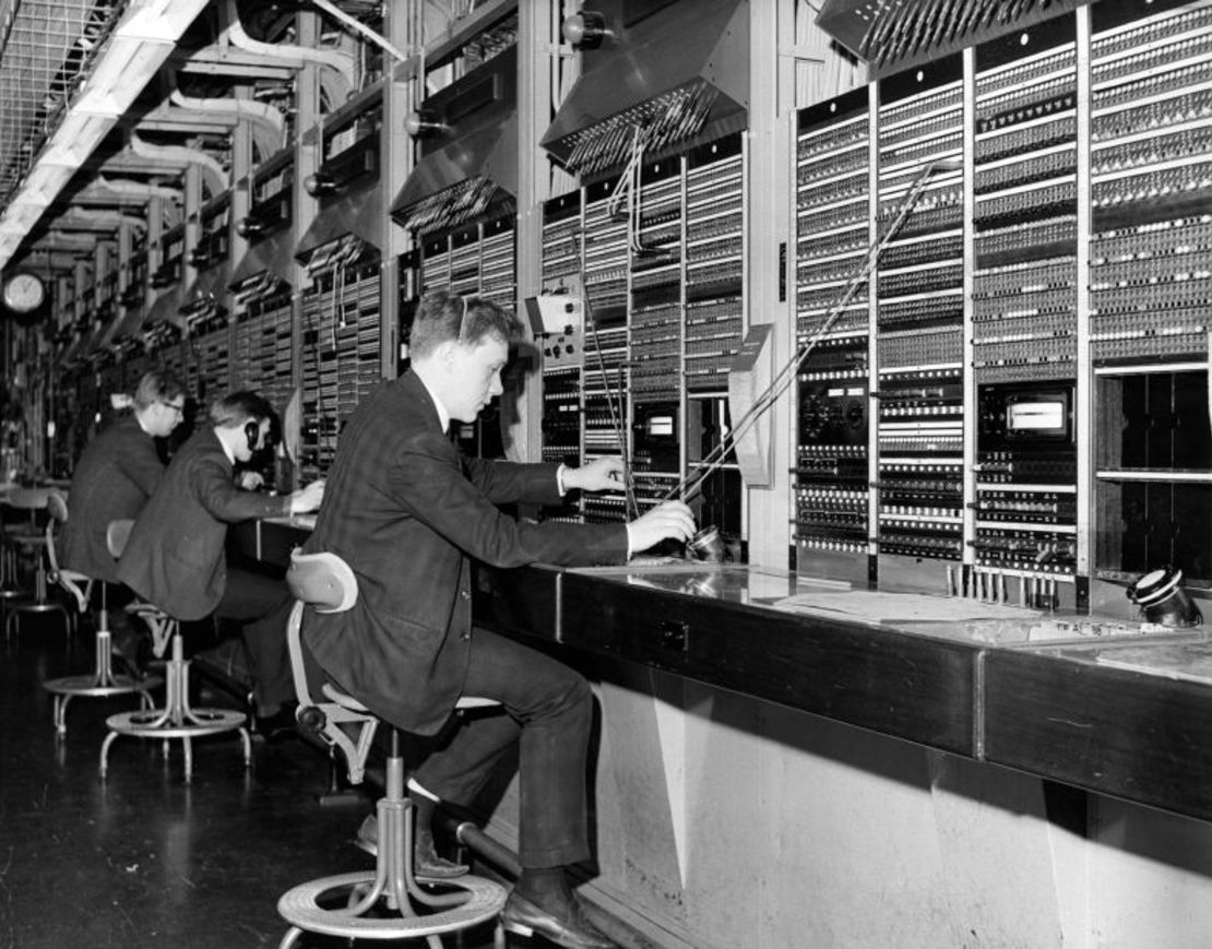 Los túneles en 1968, como centro de comunicaciones. Crédito: BT Media Image Library/Getty Images/Cortesía The London Tunnels