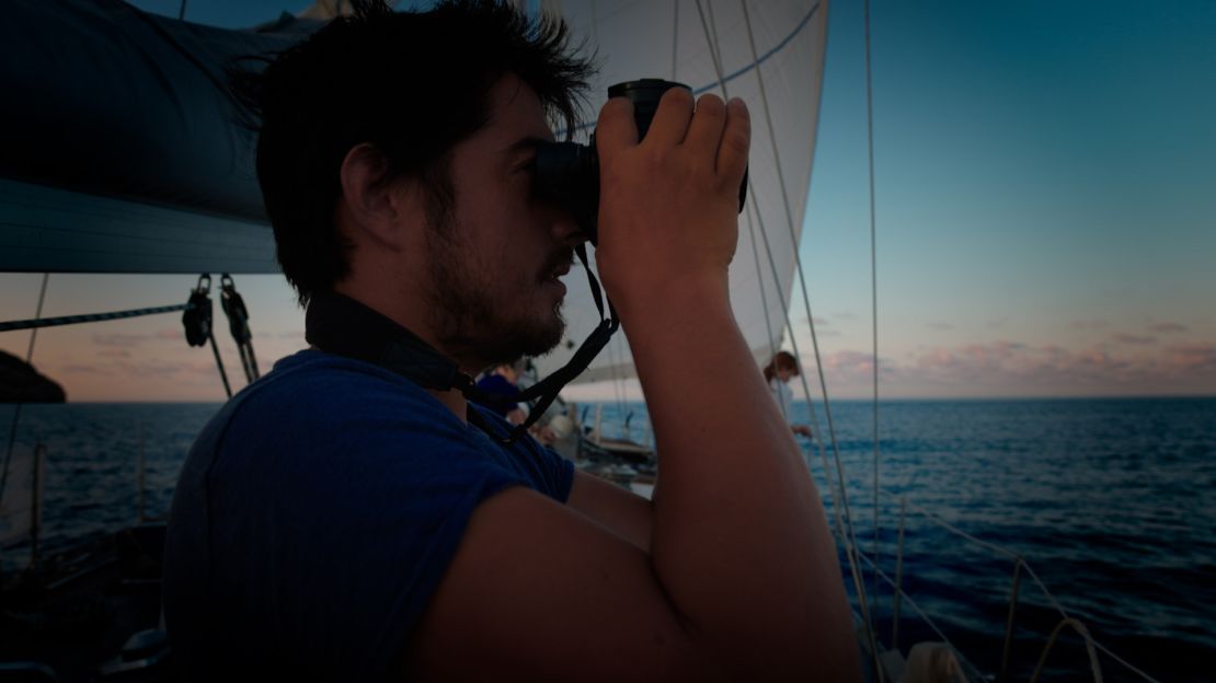 Alexander Sánchez quedó fascinado desde muy pequeño con las criaturas marinas y, a la hora de estudiar, eligió la carrera de biología.