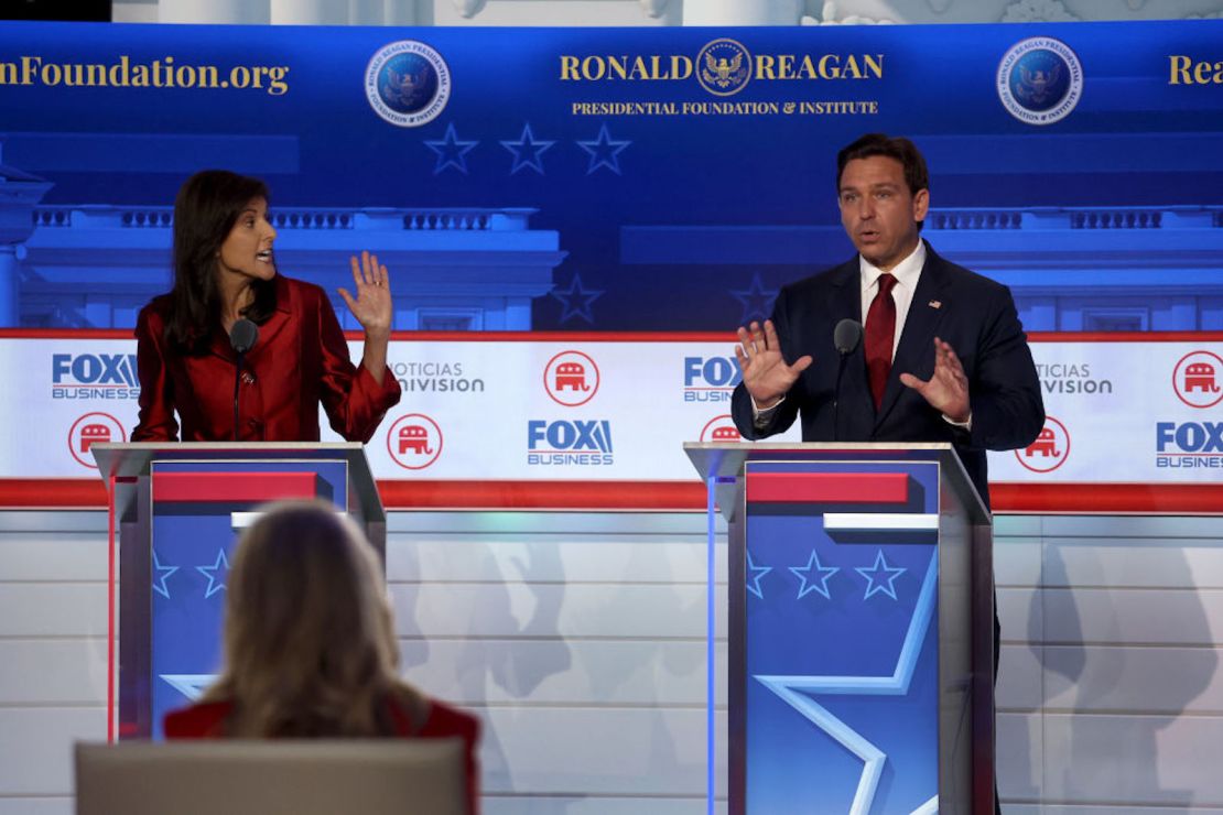 CNNE 1458867 - second republican primary debate held at ronald reagan presidential library