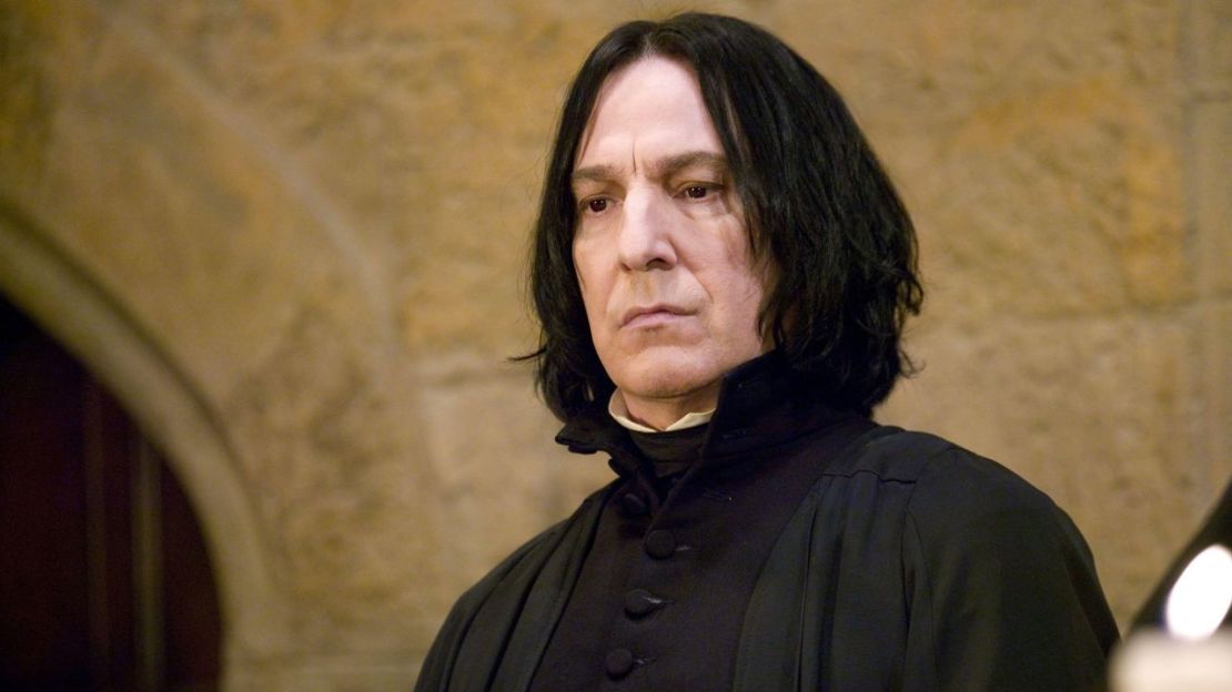 Alan Rickman en "Harry Potter y el cáliz de fuego".