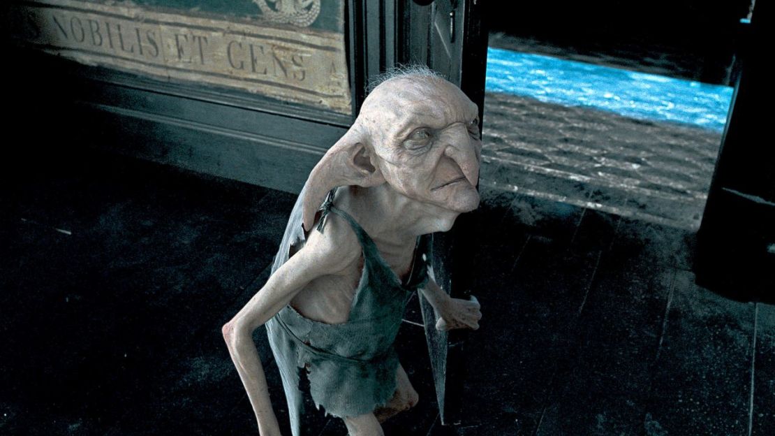 Timothy Bateson como Kreacher, el elfo doméstico, en "Harry Potter y la orden del fénix".