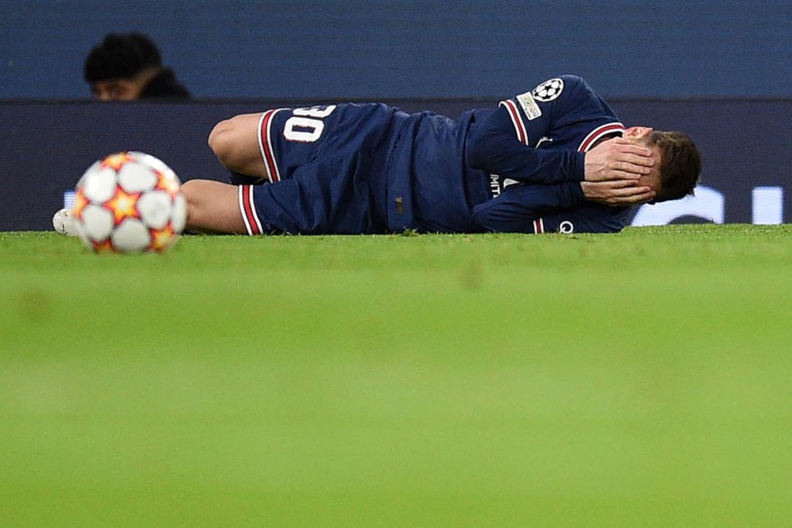 El delantero argentino durante el partido de fútbol del grupo de la Liga de Campeones de la UEFA entre Manchester City y Paris Saint-Germain en el estadio Etihad de Manchester, el 24 de noviembre de 2021. Crédito: OLI SCARFF/AFP vía Getty Images.