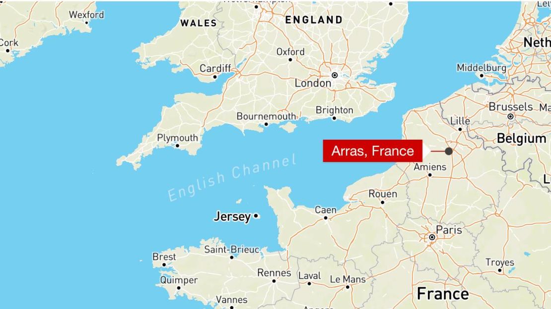 El mapa de Francia, donde sucedió el ataque