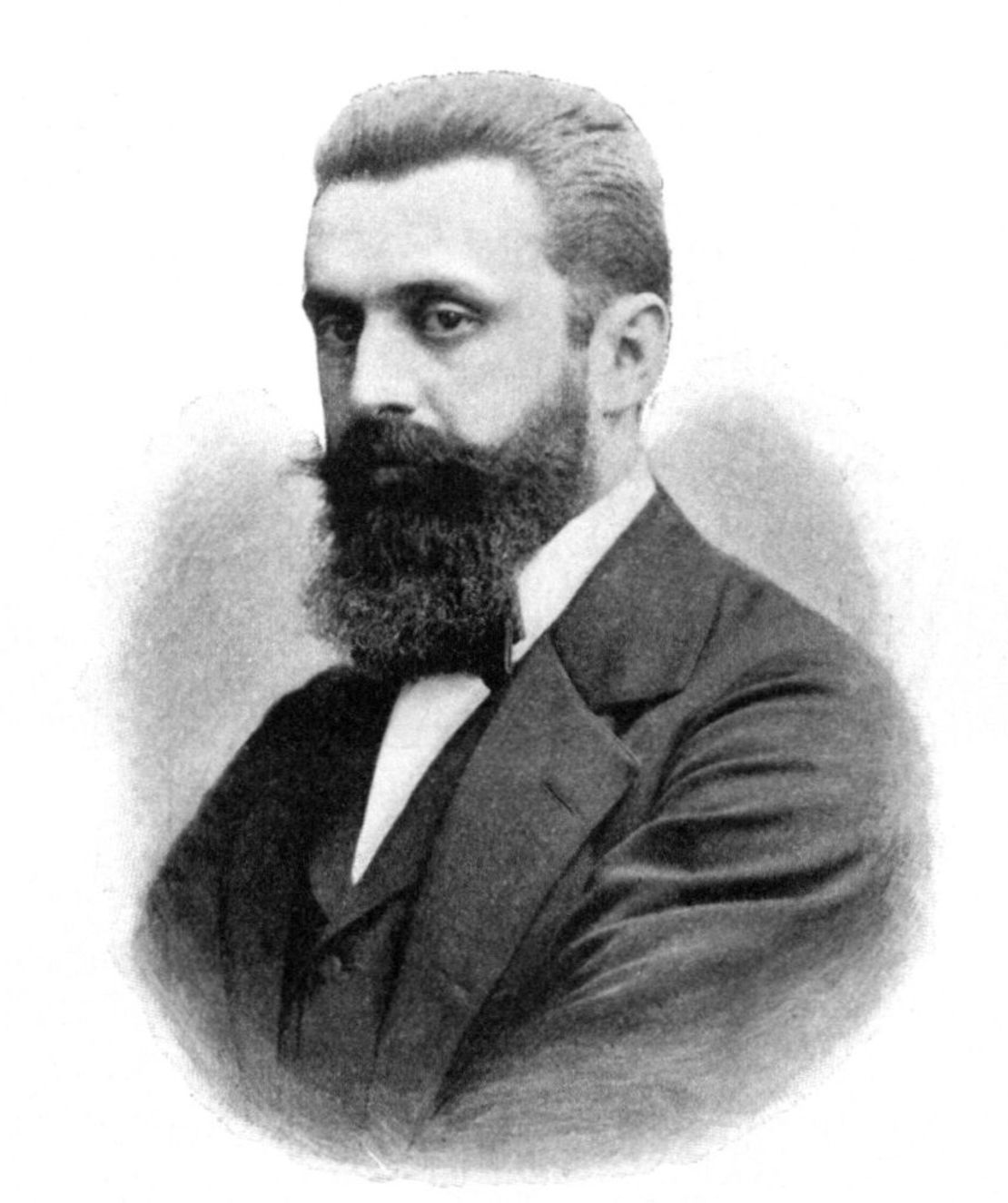 El periodista austriaco Theodor Herzl considerado por muchos como el padre del sionismo