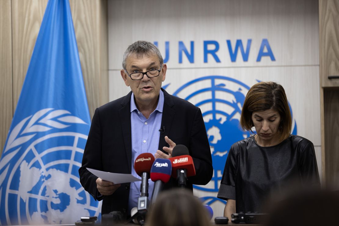 CNNE 1484182 - press conference by the unrwa commissioner-general philippe lazzarini