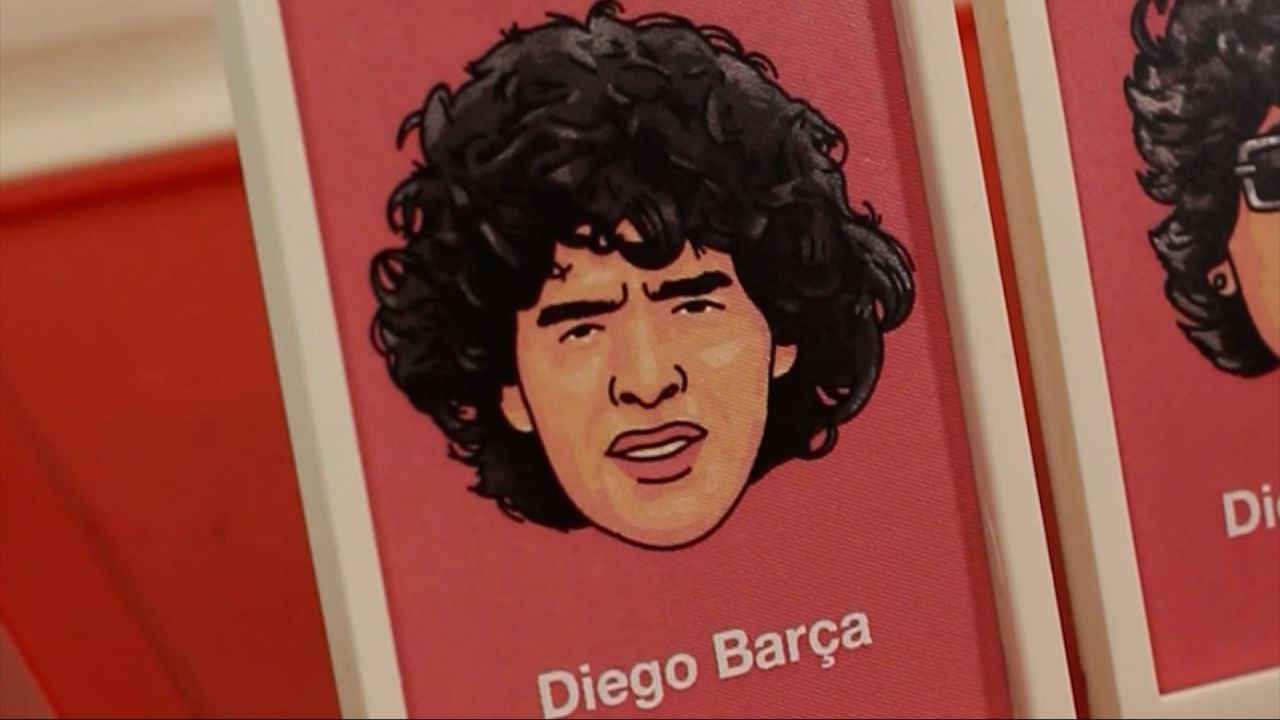 CNNE 1485652 - "guess who? maradona edition", tributo al 10 argentino