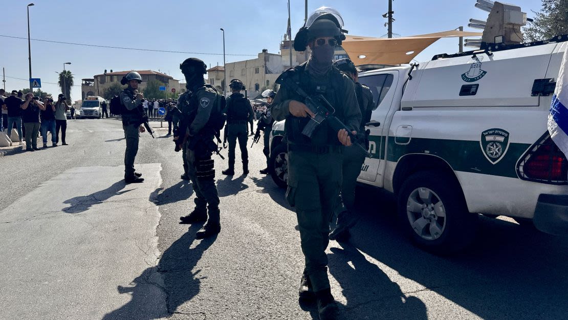 Fuerzas de seguridad de Israel en Jerusalén