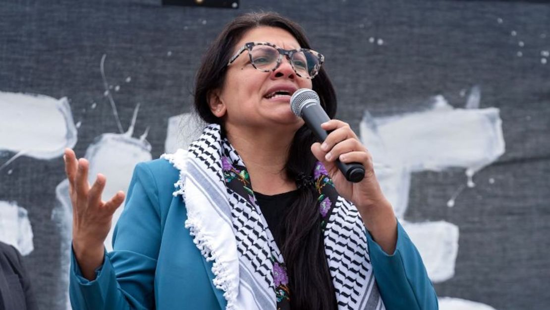 La representante a la Cámara, demócrata de Michigan, criticó a Israel y expresó su apoyo a los palestinos en medio de la guerra contra Hamas.