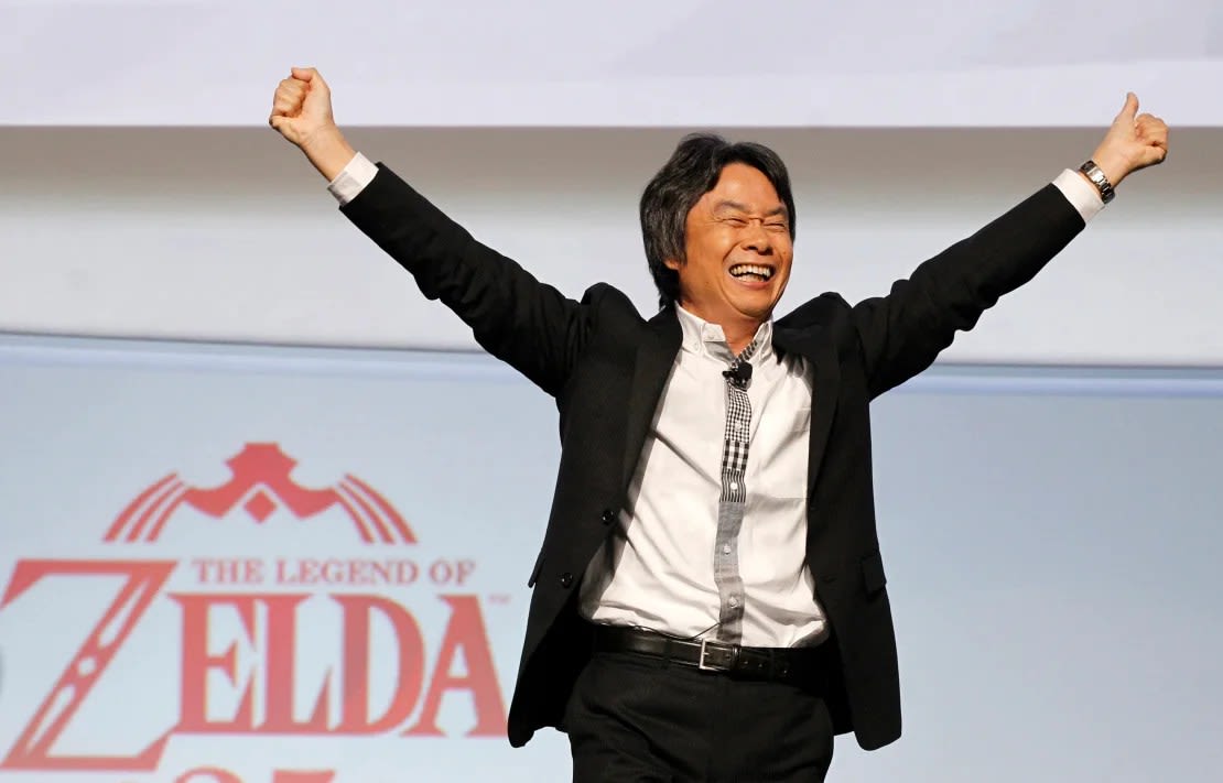 Shigeru Miyamoto, director general senior de Nintendo Co., Ltd., en Los Ángeles el 7 de junio de 2011. Mario Anzuoni/Reuters