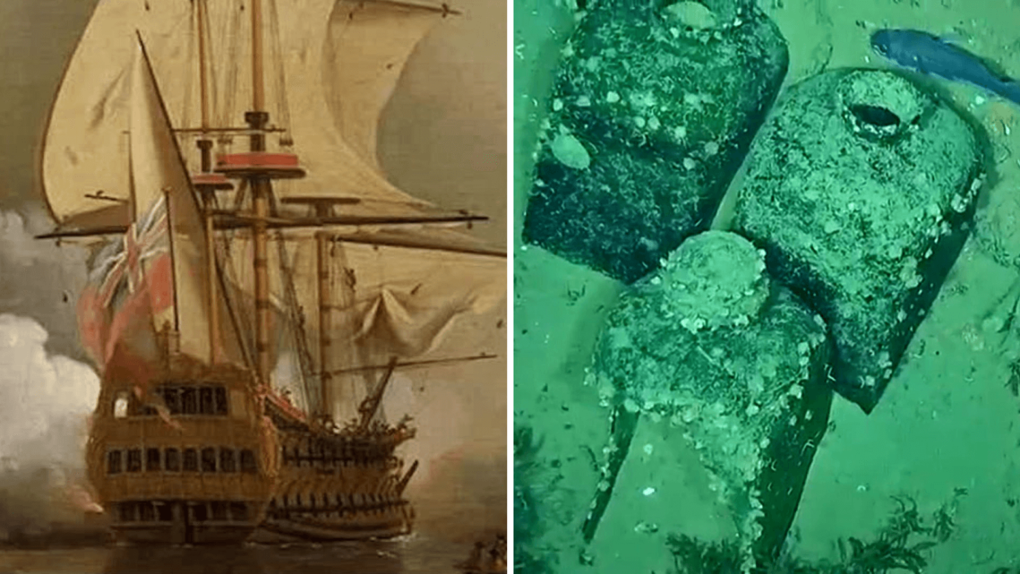 El galeón San José se hundió hace más de 300 años con un tesoro de US$ 17.000 millones.