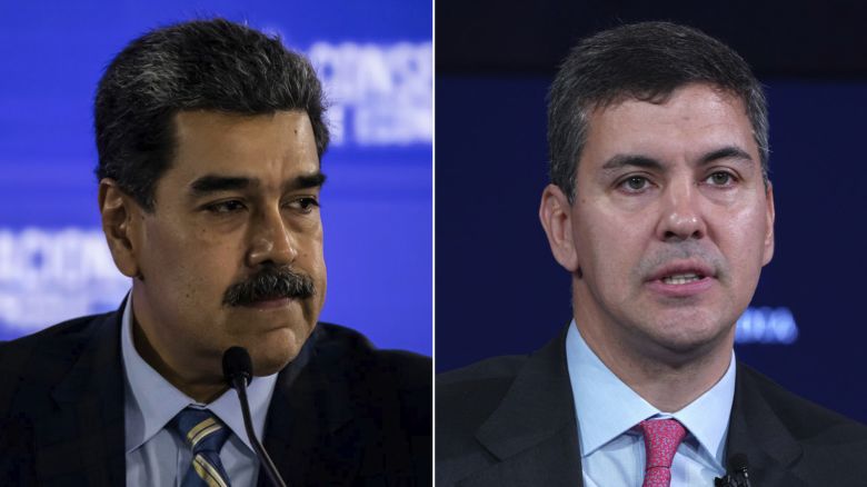 Nicolás Maduro y Santiago Peña.