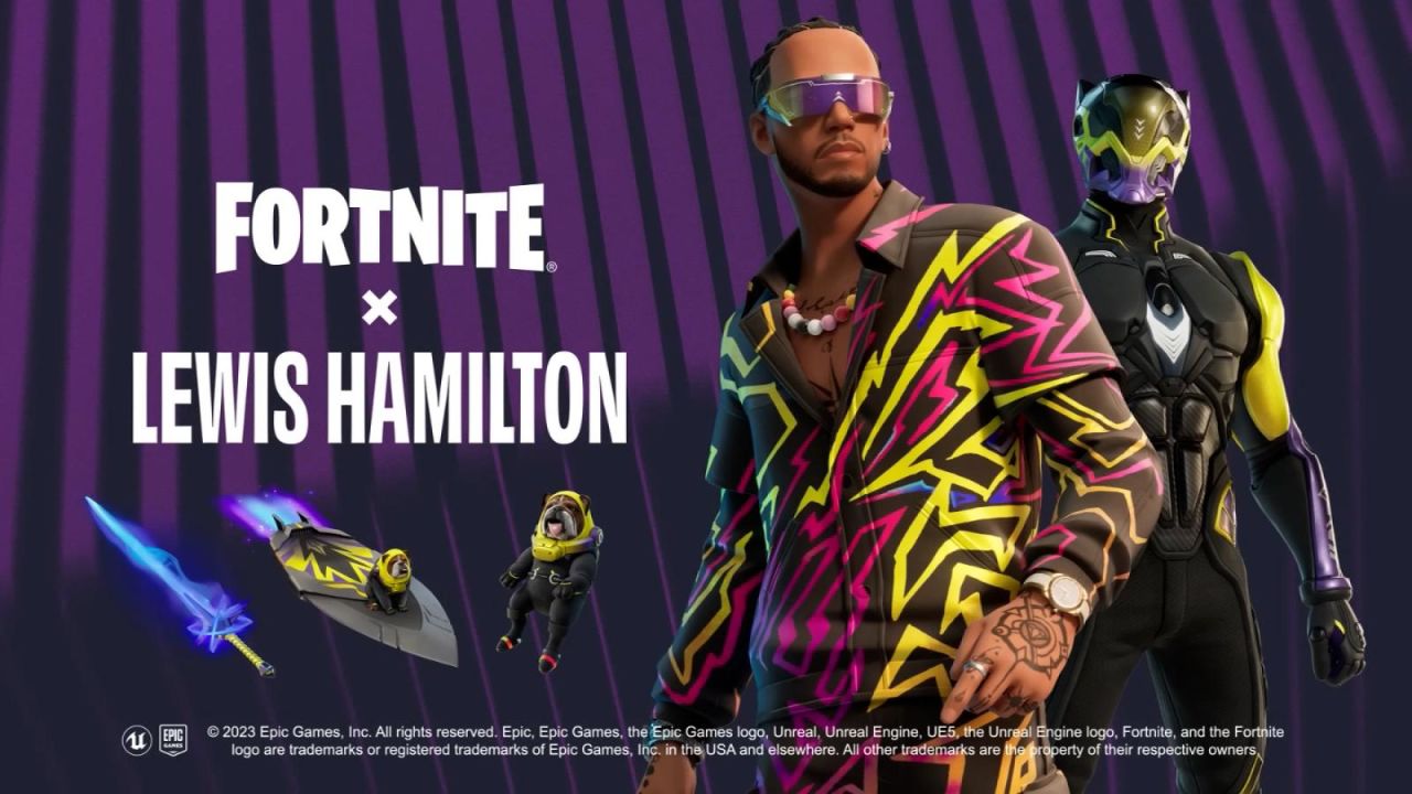 CNNE 1509186 - lewis hamilton aparecera en el videojuego fortnite